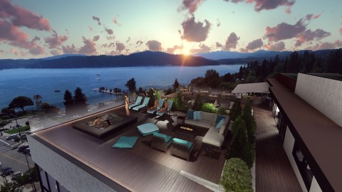 One Lakeside Is A Beautiful Waterfront Hotel In Idaho With A Rooftop Terrace And Stunning Views