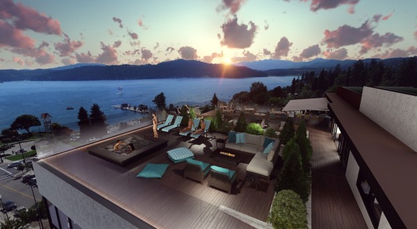 One Lakeside Is A Beautiful Waterfront Hotel In Idaho With A Rooftop Terrace And Stunning Views