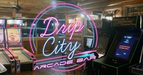 Drip City Is A Bar Arcade In Maine And It’s An Adult Playground Come To Life