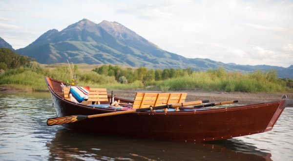 Take A Ride On This One-Of-A-Kind Wood Boat Tour In Montana