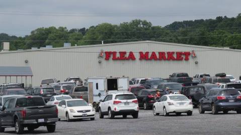 Shop Till You Drop At The Great Smokies Flea Market, One Of The Largest Flea Markets In Tennessee