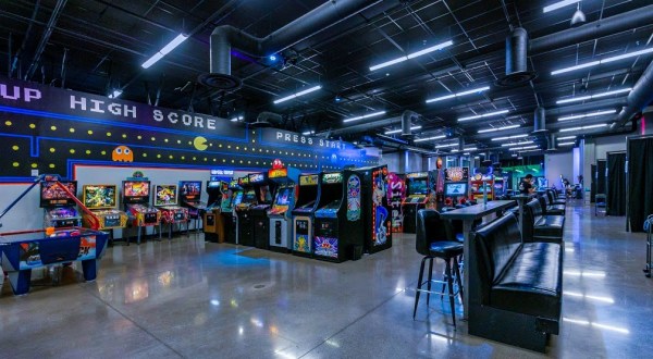Travel Back In Time When You Visit Riverside Game Lab, An Arcade Bar In Southern California