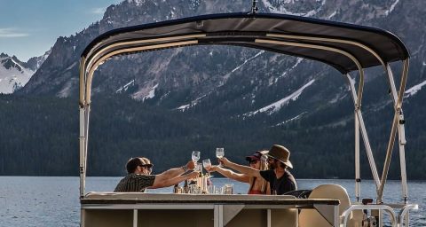 Go On A Sunset Appetizer Cruise Across Redfish Lake In Idaho For A Memorable Evening