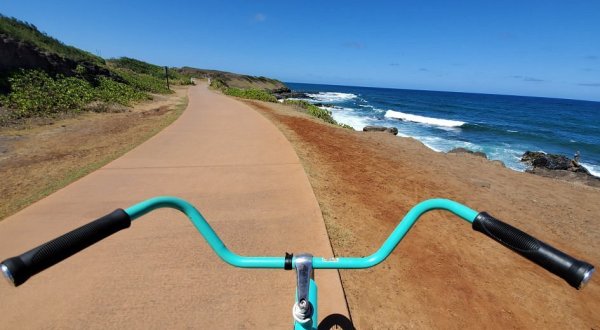Walk Or Ride Alongside The Ocean On The 7.3-Mile Ke Ala Hele Makalae In Hawaii
