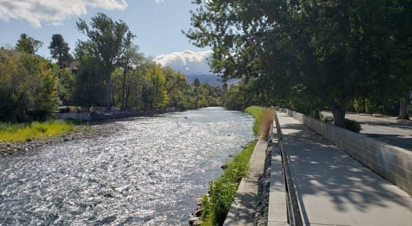 Walk Or Ride Alongside The River On The 12-Mile Truckee River Bike Path In Nevada