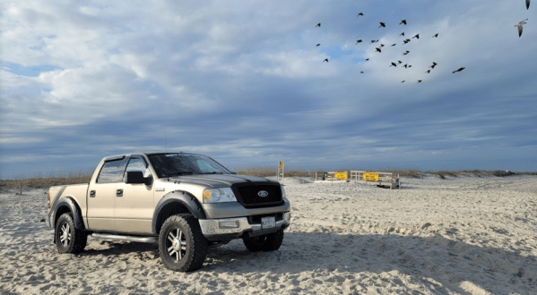 You Can Drive And Park Right On The Beach At Freeman Park In North Carolina