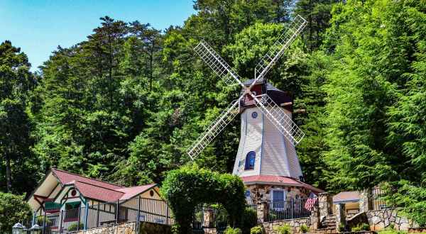 You Can Sleep Inside An Actual Windmill At The Heidi Motel & Windmill Suites In Georgia