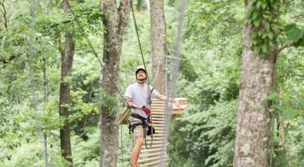Adrenaline And Animal Lovers Will Have A Blast At Magnolia Ridge Adventure Park In Louisiana