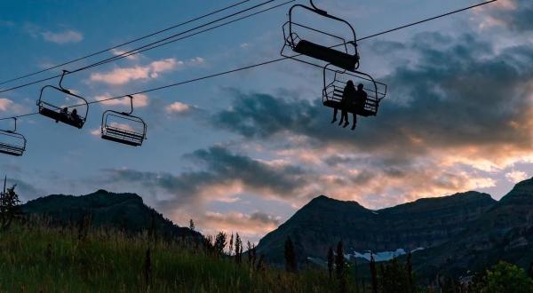 Soak In The Starry Sky On The Full Moon Lift Ride At Sundance, Utah This Summer