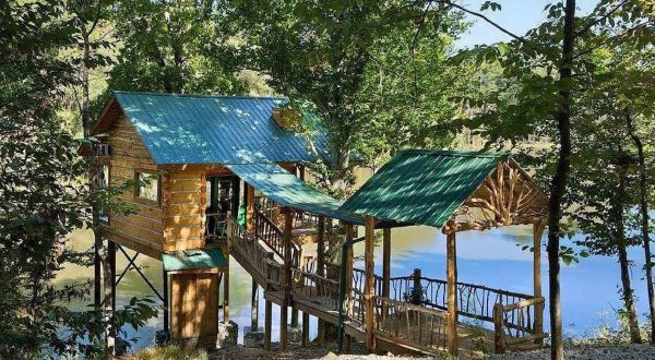 Experience A Fairytale Come To Life When You Stay At The Rustic-Themed Treehouse In Georgia