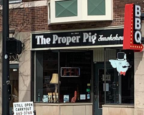 You'll Find The Best Brisket Outside Of Texas At The Proper Pig Smokehouse In Ohio