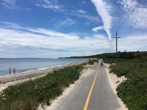 Walk Or Ride Alongside The Ocean On The 11-Mile Shining Sea Bikeway In Massachusetts