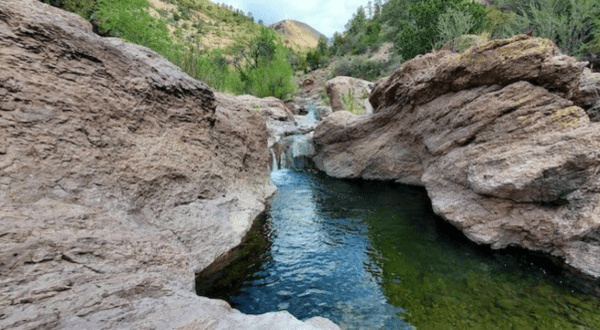 Take This Difficult 10.9-Mile Hike To Beautiful And Remote Hot Springs In New Mexico