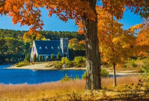 Old Stone Church May Be One Of The Most Peaceful And Scenic Spots In Massachusetts