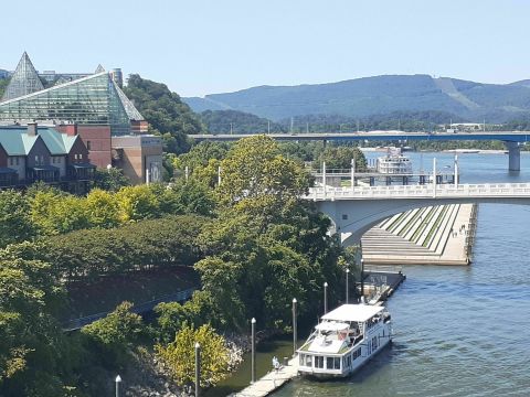 Walk Or Ride Alongside The Water On The 13-Mile Chattanooga Riverwalk in Tennessee