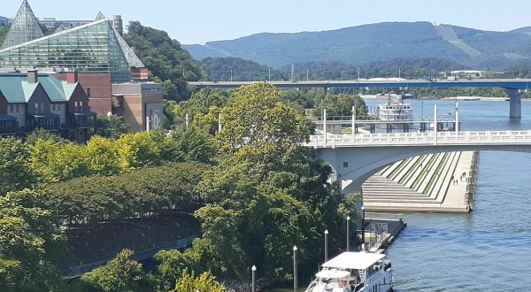 Walk Or Ride Alongside The Water On The 13-Mile Chattanooga Riverwalk in Tennessee