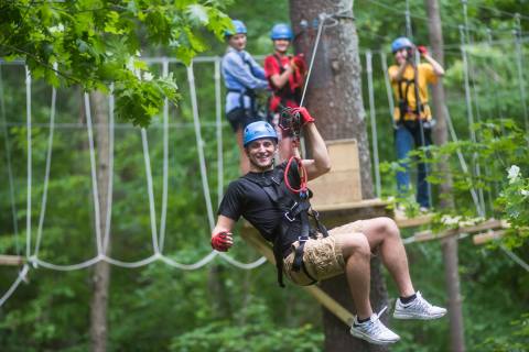 Take A Ride On The Longest Racing Zipline In Wisconsin At The Chula Vista Resort