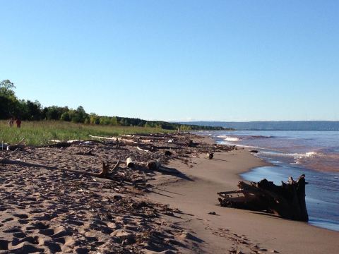 Soak Up The Sun At Wisconsin Point, The World's Longest Freshwater Sandbar 