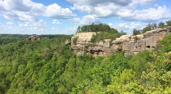 This 5-Mile Loop Trail Offers Some Of The Best Views In Red River Gorge In Kentucky