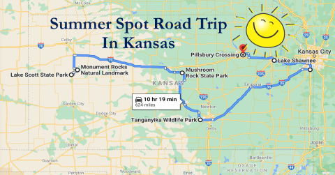 Drive To 7 Incredible Summer Spots Throughout Kansas On This Scenic Weekend Road Trip