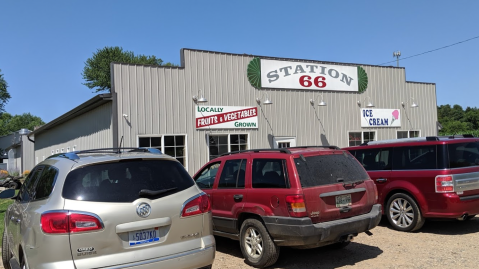 Housed In A Vintage Gas Station, Station 66 In Michigan Is A Sweet Roadside Stop