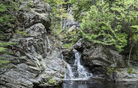 Take A Magical Waterfall Hike In Maine To Dunn Falls, If You Can Find It