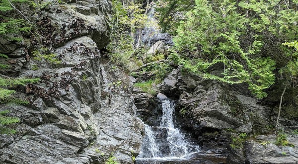 Take A Magical Waterfall Hike In Maine To Dunn Falls, If You Can Find It