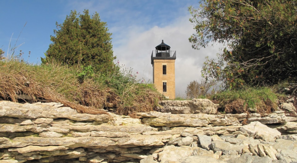 Climb To The Top Of This 40-Foot Michigan Lighthouse For Views Of The Unspoiled Shore