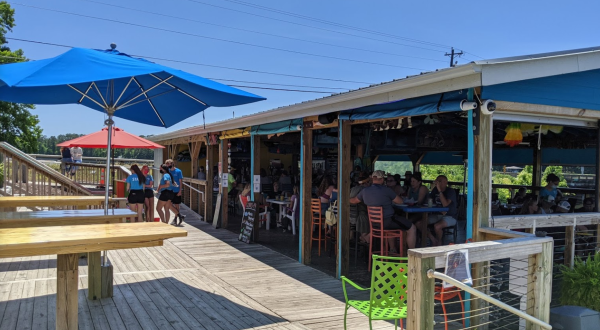 Located Right On The Shores Of Lake Gaston, Shady Shack Bar & Grill In Virginia Has A Lovable And Laid-Back Atmosphere