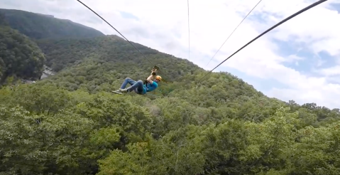 You Can Go Canyon Ziplining At Breaks Interstate Park In Virginia, Known As The Grand Canyon Of The South