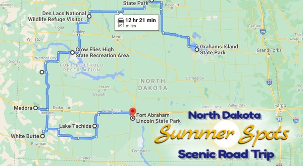 Drive To 9 Incredible Summer Spots Throughout North Dakota On This Scenic Weekend Road Trip