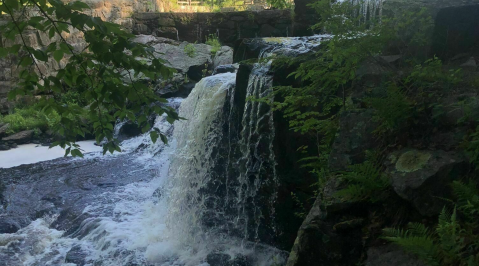 Hike Less Than Two Miles To This Spectacular Waterfall Fishing Hole In Connecticut