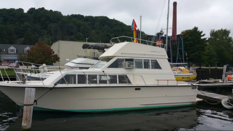 Spend The Night On Beautiful Betsie Bay When You Rent This Cozy Yacht In Michigan