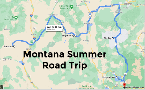 Drive To 5 Incredible Summer Spots Throughout Montana On This Scenic Weekend Road Trip