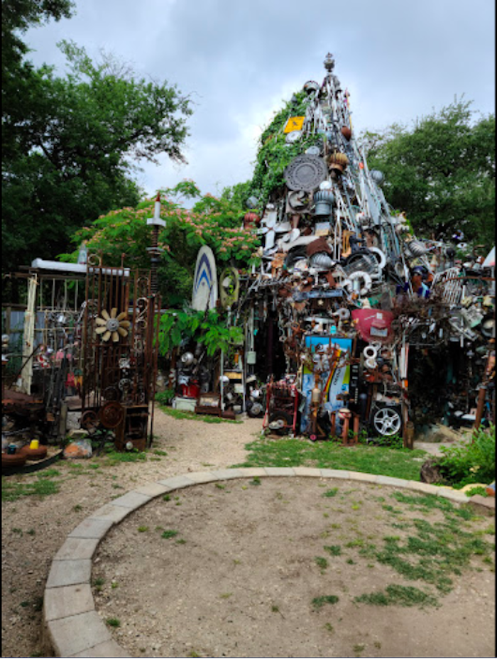 outside of cathedral of junk