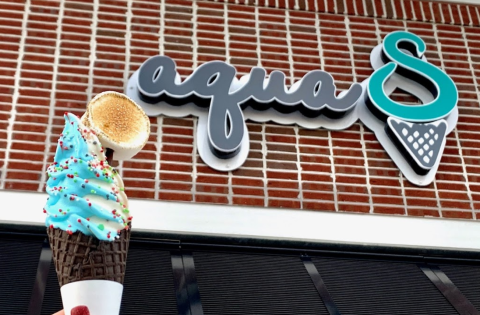 The Soft Serve Ice Cream From Aqua S In Virginia Is Almost Too Beautiful To Eat