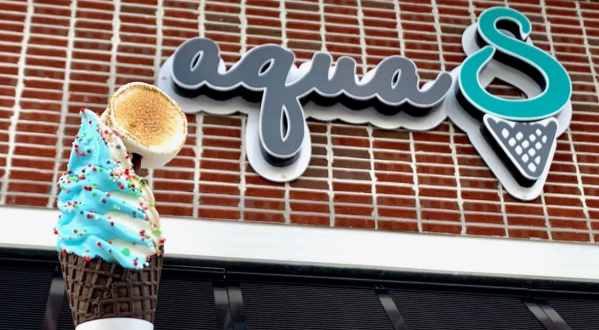 The Soft Serve Ice Cream From Aqua S In Virginia Is Almost Too Beautiful To Eat