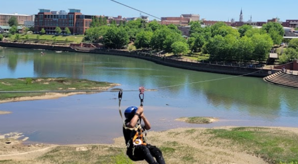 You Can Zip Line From Georgia Into Alabama Over The Chattahoochee River