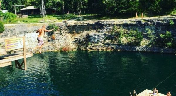Go Cliff Diving At Indiana’s Most Awesome Blue Swimming Hole, White Rock Park