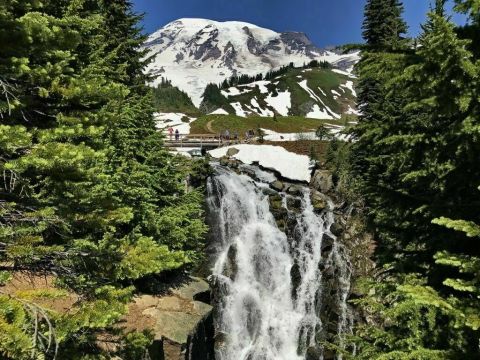 Hike Less Than Half A Mile To This Spectacular Waterfall In Washington