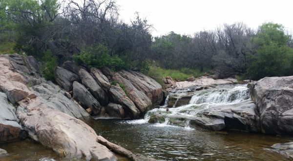 Hike Less Than 1.5 Miles To This Spectacular Waterfall In Texas