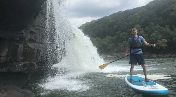 Explore Kanawha Falls By Stand Up Paddleboard For A One-Of-A-Kind West Virginia Adventure