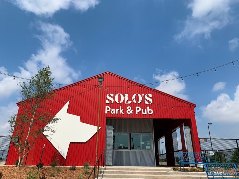 Spend The Day With Fido And Friends At Solo's Park & Pub In Oklahoma, A Dog Park And Restaurant All In One