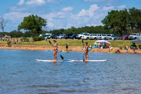 The Best Campsite In Oklahoma Can Be Found At Yogi Bear's Jellystone Park At Keystone Lake