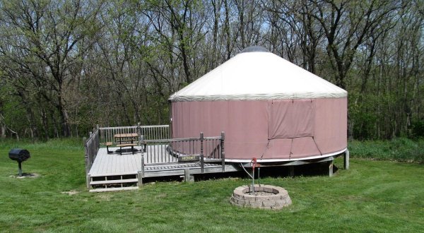 For Just $70 A Night, You Can Stay In A Yurt At Pammel Park In Iowa