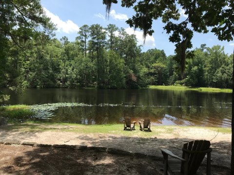 Enjoy Lake Views, Loads Of Trails, A Playground, And History At Manchester State Forest In South Carolina