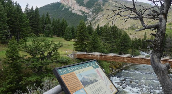 Hike Less Than Half A Mile To This Spectacular Waterfall Picnic Area In Montana