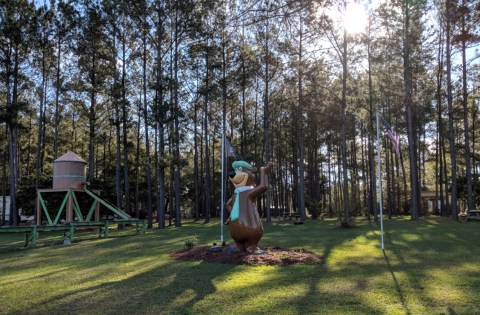Yogi Bear's Jellystone Park In Alabama Is A Unique Destination For A Summer Camping Trip