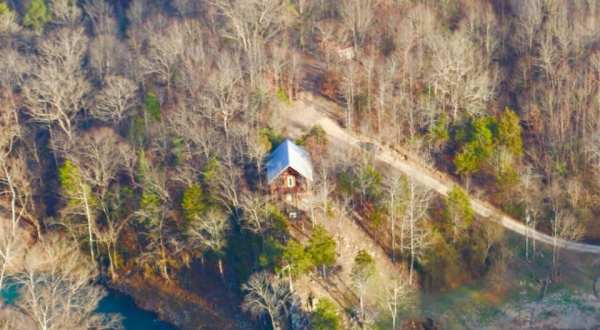 Perched Above The Caddo River, Nichols Hole Cabin Offers One Of Arkansas’ Most Scenic Getaways 