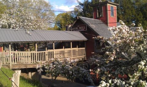 Housed In An 1842 Historic Gristmill, The Montague Bookmill Is A Cozy Used Book Store In Massachusetts
